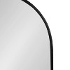 Kate and Laurel Schuyler Arch Wall Mirror with Shelf, 20x28, Brown - 3 of 4