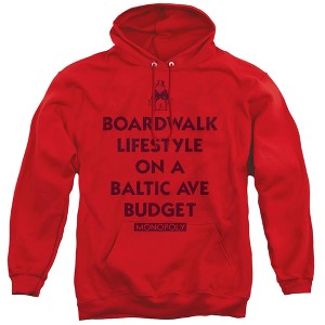 Monopoly Lifestyle Vs Budget Adult Pull-Over Hoodie - 1 of 4