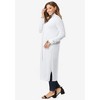 Jessica London Women's Plus Size Fine Gauge Duster Cardigan - 4 of 4