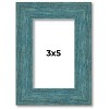 PosterPalooza | Photo Size Simple Blue Picture Frame - UV Acrylic, Foam Board Backing, Hanging Hardware - 2 of 4