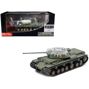Soviet Kliment Voroshilov KV-3 Heavy Tank Winter Camouflage 1/72 Diecast Model by Panzerkampf - 1 of 4
