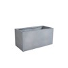 LeisureMod Flora Fiberstone and MGO Clay Planter Rectangular Planter Pot for Indoor and Outdoor - 4 of 4