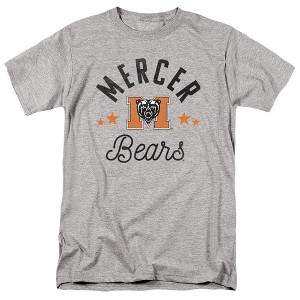 Mercer University Official Bears Adult T Shirt, Athletic Heather - 1 of 4