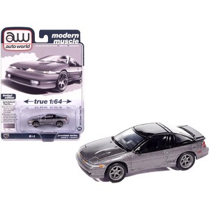 1991 Eagle Talon TSi Medium Quartz Metallic with Black Top "Modern Muscle" 1/64 Diecast Model Cars by Auto World - 1 of 4