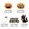 Big Dot of Happiness Jack-O'-Lantern Halloween - Paper Straw Decor - Kids Halloween Party Striped Decorative Straws - Set of 24 - 2 of 4