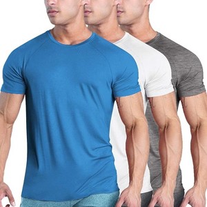 COOFANDY Men's 3 Pack Workout T Shirts Short Sleeve Gym Bodybuilding Muscle Shirt Base Layer Fitness Tee Tops - 1 of 4