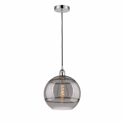 Rochester - 1 Light Cord Hung Mini Pendant In Industrial Style-13.38 Inches Tall and 12 Inches Wide
