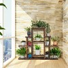 Costway 6-Tier Flower Wood Stand Plant Display Rack Multifunctional Storage Shelf - image 3 of 4