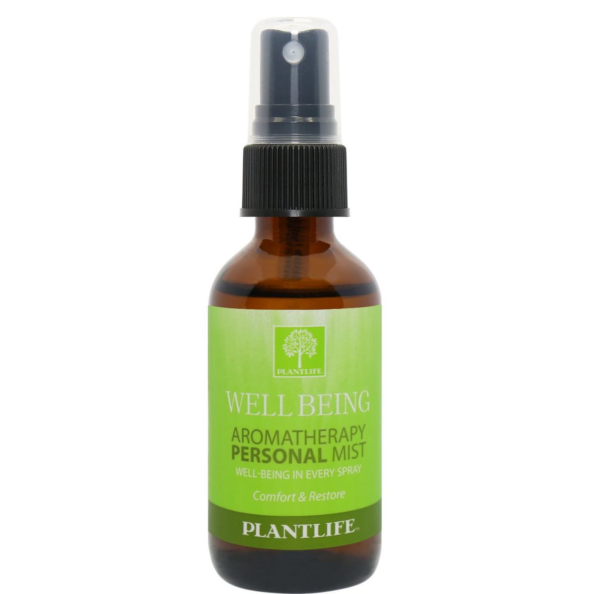 Plantlife Well Being Mist – Aromatherapy Spray with Essential Oils for Balance & Renewal – Restorative, Uplifting – No Additives or Fillers – 2 oz