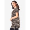 Roaman's Women's Plus Size Short-Sleeve V Neck Ultimate Tunic - 4 of 4