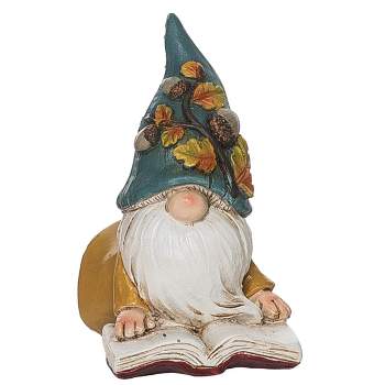 Transpac Resin 3.75 in. Multicolored Harvest Autumn Gnome Figurine