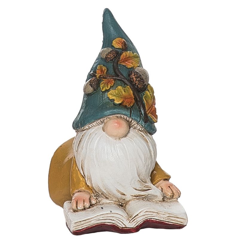 Transpac Resin 3.75 in. Multicolored Harvest Autumn Gnome Figurine, 1 of 2