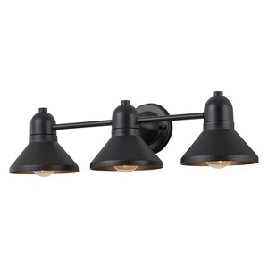 C Cattleya Modern Powder-coated Black Vanity Light Fixture for Bathroom - 1 of 4