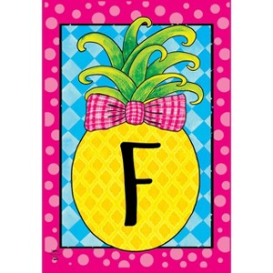 Briarwood Lane Summer Garden Flag 18x12.5 For Outdoor Pineapple Monogram Letter F Garden Flag Flag For Summer Garden Flag Flags For Outside - 1 of 4