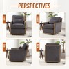 NicBex Accent Chair with Backrest, Upholstered Armchair Comfy Sofa Chair for Living Room, Bedroom - 3 of 4