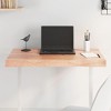 vidaXL Table Top, Light Brown 31.5"x19.7"x(0.8"-2.4") Treated Solid Wood Live Edge - 2 of 4