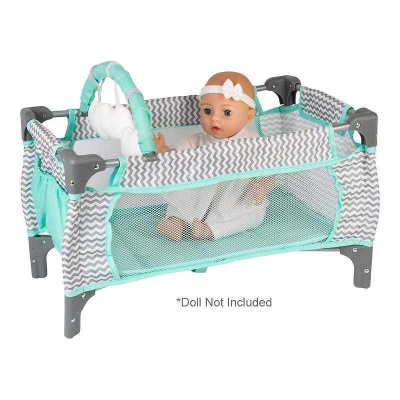 Adora Baby Doll Deluxe Pack-N-Play & Changing Table Set - Zig Zag, 2 of 11
