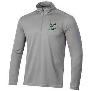 NCAA South Florida Bulls Men's Gray 1/4 Zip Sweatshirt - 1 of 3