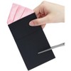 INSPIRE CHIC Men's Solid Card-inserting Prefolded Polyester Pocket Squares Handkerchiefs 1 Pc - 4 of 4