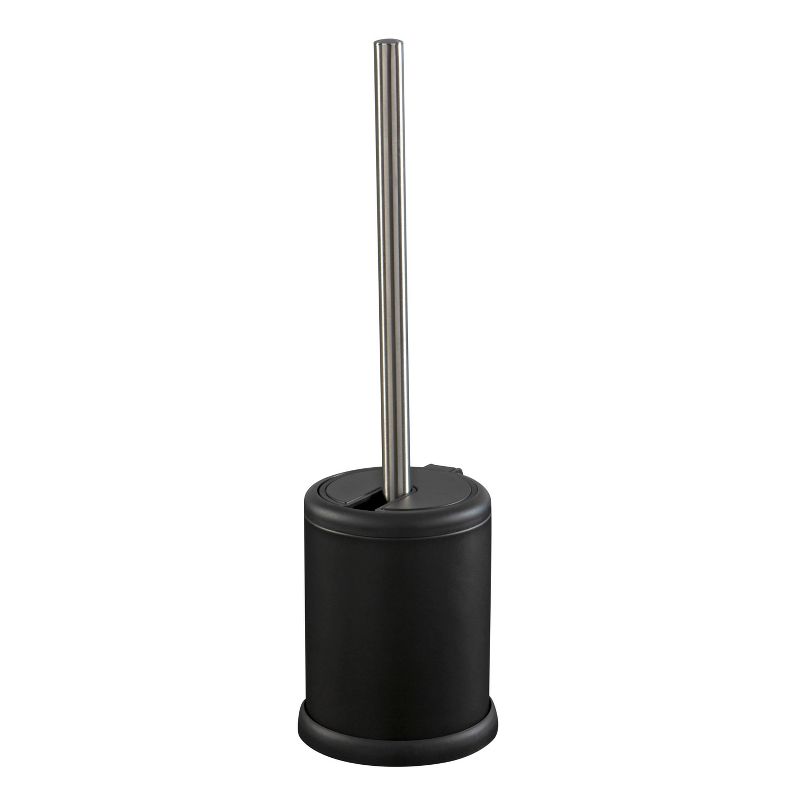 Toilet Brush with Closing Lid Black - Bath Bliss, 5 of 9