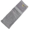 TowelSoft Premium 100% Cotton Terry Velour Golf Towel with Tri-fold Hook & Grommet Placement 16 inch x 26 inch - 3 of 4