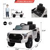 Jojoka 12V Licensed Toyota Ride on Truck for Kids Battery Powered Electric Car with Music, LED Lights, Suspension System - 2 of 4