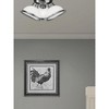 Livex Lighting Home Basics 3 - Light Flush Mount in  Antique Brass - 4 of 4