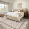 Washable Area Rugs Modern Bordered Low Pile Rugs for Living Room Contemporary Geometric Foldable Stain Resistant Carpet Neutral Rugs for Bedroom - 4 of 4