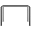 vidaXL Patio Dining Table Anthracite 43.3 in.x21.3 in.x27.6 in. Steel - 3 of 4