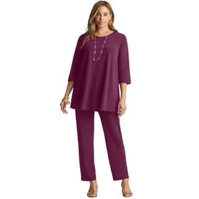 Jessica London Women's Plus Size 2-Piece Stretch Knit Mega Swing Set