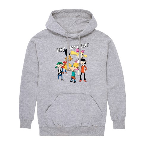 Men's - Hey Arnold! - Group Shot Graphic Fleece Pullover Hoodie - image 1 of 4