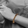 Black Bow Jewelry 8mm Neutral Color Agate Beaded Stretch Bracelet, 6.75 Inch - 3 of 4