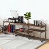 VECELO TV Stand, Entertainment Center, Media Console Table with Adjustable Storage Shelves - 3 of 4