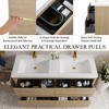 Whisen Freestanding Bathroom Vanity with Stone Resin Sink, U-Shaped Interior, 2 Soft-Close Drawers, Pre-Assembled Cabinet - 4 of 4