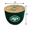 NFL New York Jets 3-Wick Script Circle Logo 16oz Ceramic Bowl Candle: Soy Wax Blend - 3 of 3