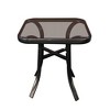 COMHOMA 3PCS Patio Furniture Set, 2 Outdoor Rocking Chairs & 1 Side Table - 3 of 4