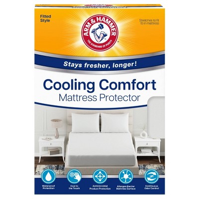 Arm & Hammer Twin Cooling Comfort Fitted Mattress Protector Twin