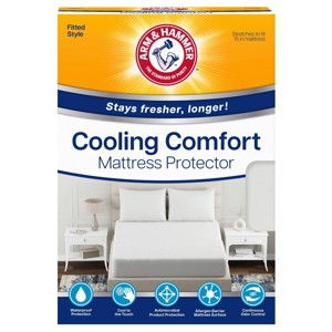 Arm & Hammer Twin Cooling Comfort Fitted Mattress Protector Twin - 1 of 4