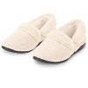 Collections Etc Cozy Fleece Plush Lining Skid-Resistant Slippers - 4 of 4