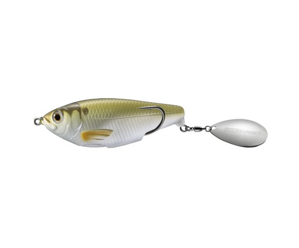 LiveTarget Lures Commotion Shad Hard Bait Lure - Metallic Moss - 3 1/2" - 5/8 oz