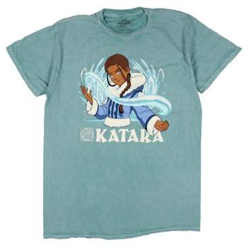 Avatar The Last Airbender Men's Katara Master Airbender Graphic T-Shirt
