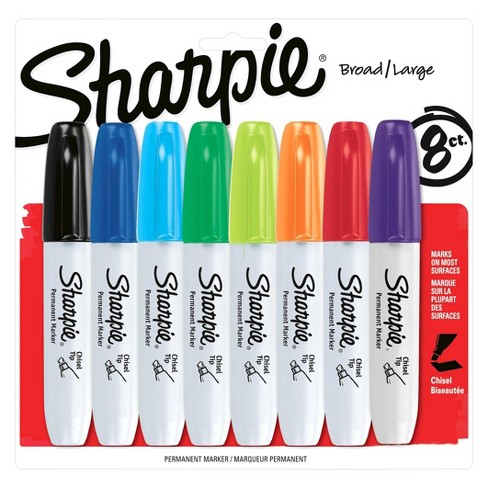 Sharpie 8ct Asst. Chisel Tip Permanent Marker : Target