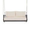 PAGED Outdoor Swing Sofa with Cushions,Pillows and Rope,Daybed Swings for Patio,Garden - 4 of 4