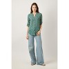 WEST K Women's Ysella Roll-tab Button Down Blouse - 4 of 4