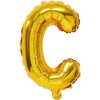 Sparkle and Bash Congrats Grad Balloon Banner - Shiny Gold Balloons for Graduation Party Decorations, Class of 2025, 16 Inch - 3 of 4