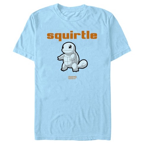Men's Pokemon Comic Squirtle T-shirt - Light Blue - Medium : Target