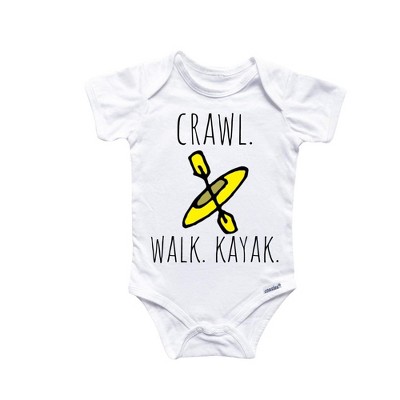 Kayak River Lake Onesie® Baby Boy Girl Clothes Infant Bodysuit Funny Cute Newborn GS1
