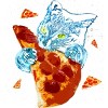 Boy's Design By Humans Pizza Cat in Space By BABYSHARK185 T-Shirt - 2 of 3
