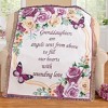 Collections Etc Granddaughters Are Angels Sent From Above Fringe Border Tapestry Throw Purple - 2 of 2