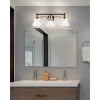Light Manhattan Vintage Metal/Glass Industrial Rustic LED Vanity - JONATHAN Y - 4 of 4